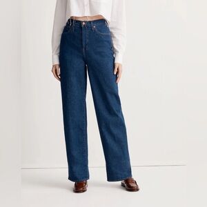 Madewell Perfect Vintage Wide-Leg Jeans Women’s 28 Tall High Rise Blue NWOT